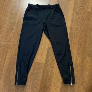 Black Jetsetter Jogger Dress Pants